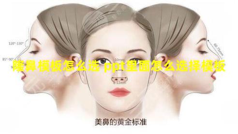 隆鼻模板怎么选 ppt里面怎么选择模板